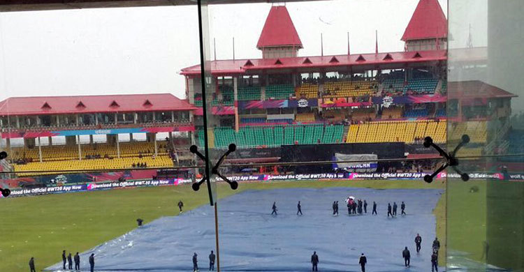 ধর্মশালায় বৃষ্টির কবলে আয়ারল্যান্ড-নেদারল্যান্ডস ম্যাচ