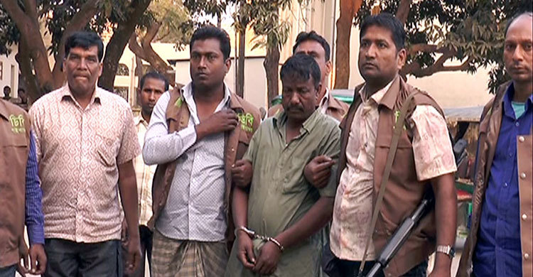 গাইবান্ধায় পাইপগান ও গুলিসহ ডাকাত গ্রেফতার