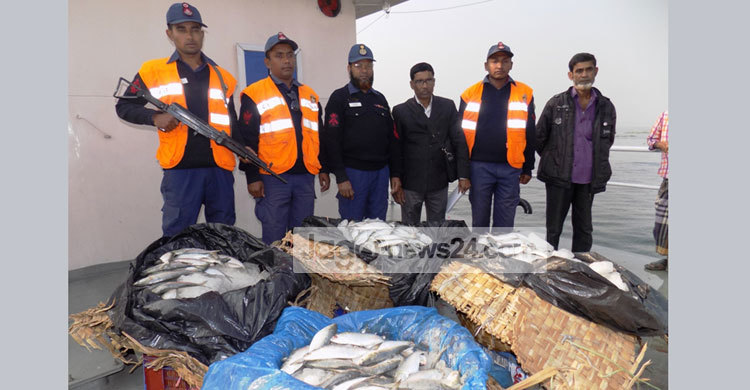 মুন্সিগঞ্জে সাড়ে ৪ হাজার কেজি জাটকা জব্দ