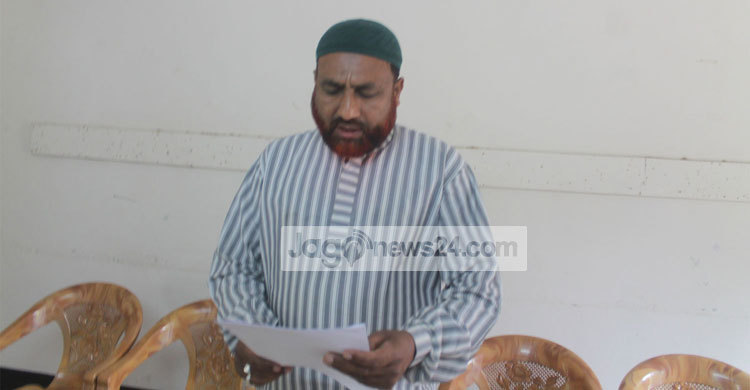 কালীগঞ্জে স্বতন্ত্র মেয়র প্রার্থীর সংবাদ সম্মেলন