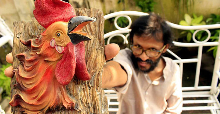 শুটিংয়ে লাল মোরগের ঝুঁটি