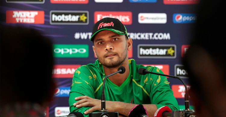 খেলতে নেমেছিলাম তাসকিন-সানির জন্য : মাশরাফি