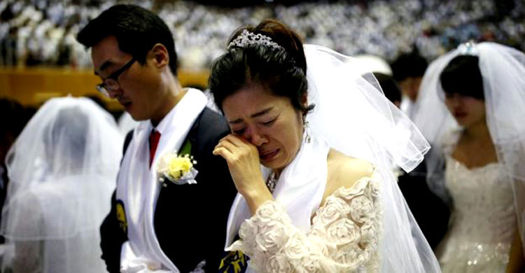 কোরিয়ায় তিন হাজার জুটির গণবিয়ে