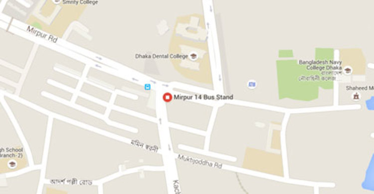 মিরপুরে কাপড়ের দোকানে আগুন