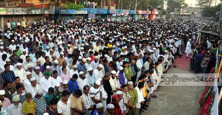 শামীম ওসমানের মায়ের দাফন সম্পন্ন