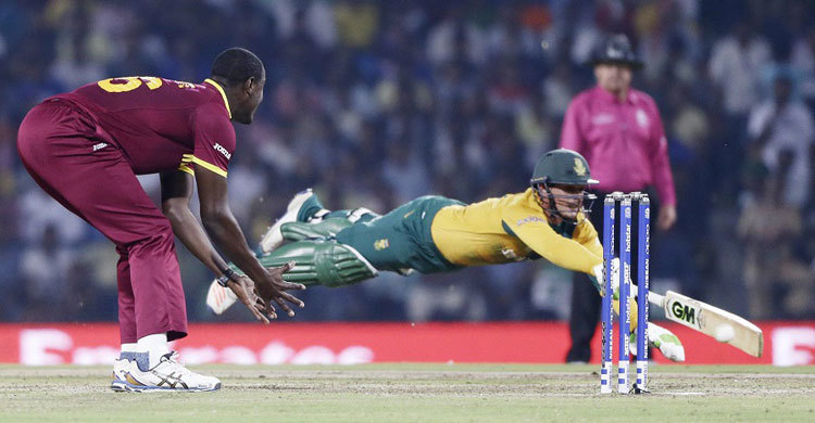 ওয়েস্ট ইন্ডিজকে ১২৩ রানের লক্ষ্য দিলো প্রোটিয়ারা