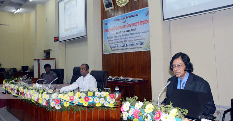 অস্থিতিশীলতা সুশাসন প্রতিষ্ঠায় দীর্ঘমেয়াদি বাধা