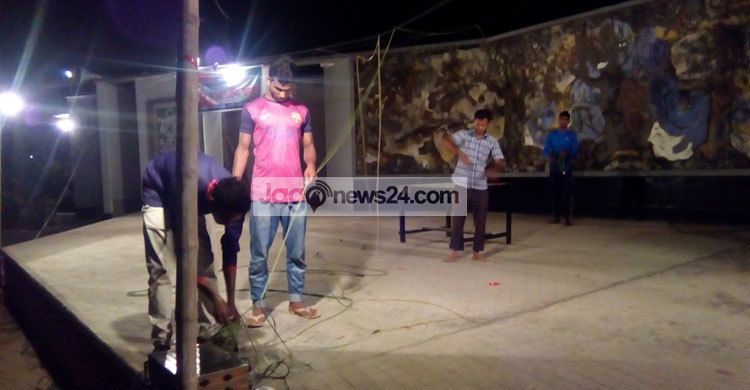 রাবিতে ছাত্রলীগের আতশবাজিতে সাংস্কৃতিক জোটের অনুষ্ঠান পণ্ড