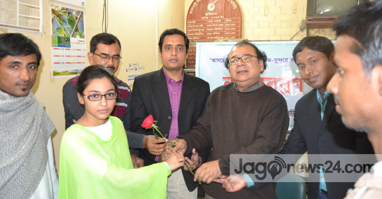 নবীনদের বরণ করলো রাবি সাংবাদিক সমিতি