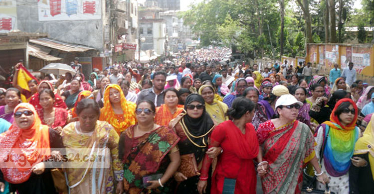 রাঙামাটিতে গণসমাবেশে জনতার ঢল