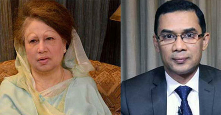 খালেদার অবর্তমানে দলের দায়িত্বে তারেক