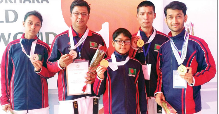 তায়কোয়ান্দোতে তিনটি স্বর্ণ বাংলাদেশের