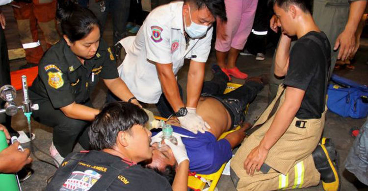 থাইল্যান্ডে ব্যাংকে রাসায়নিক বিস্ফোরণ: নিহত ৮