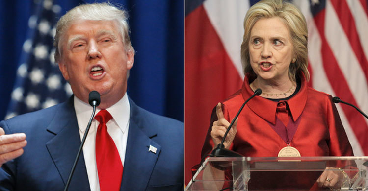 ঘৃণা ও সহিংসতা ছড়াচ্ছেন ট্রাম্প : হিলারি