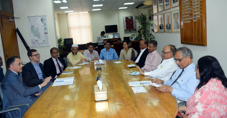 ইউজিসি চেয়ারম্যানের সঙ্গে  ব্রিটিশ ডেপুটি হাই কমিশনারের সাক্ষাৎ