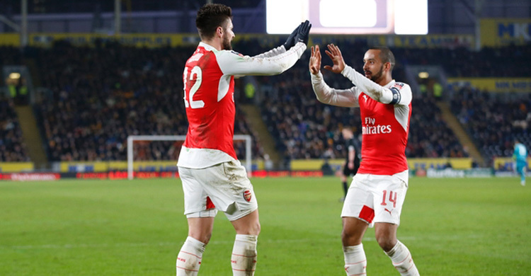 এফএ কাপের কোয়ার্টারে আর্সেনাল