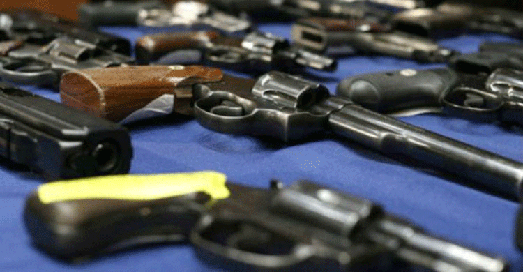 মেঘনায় খোয়া যাওয়া অস্ত্র উদ্ধার