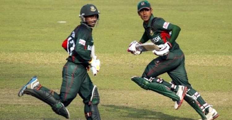 মিরাজের অর্ধশতকে বড় সংগ্রহের পথে বাংলাদেশ 