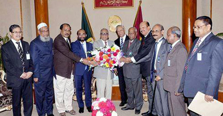 প্রধানমন্ত্রীর সঙ্গে আলোচনা করে বার কাউন্সিলের উন্নয়ন: রাষ্ট্রপতি