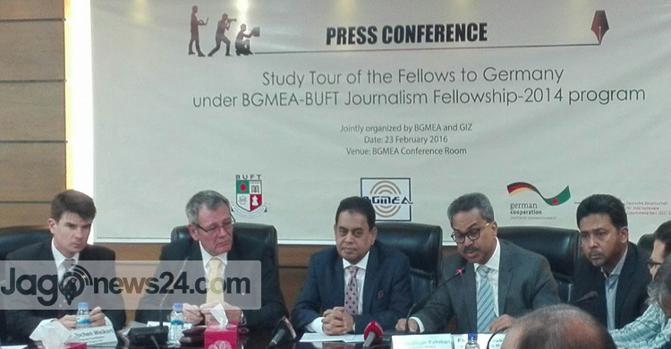 তিন সাংবাদিক পেলেন বিজিএমইএ ও বিইউএফটি ফেলোশিপ