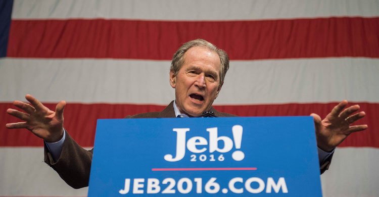 ভাইয়ের নির্বাচনী প্রচারণায় জর্জ ডব্লিউ বুশ