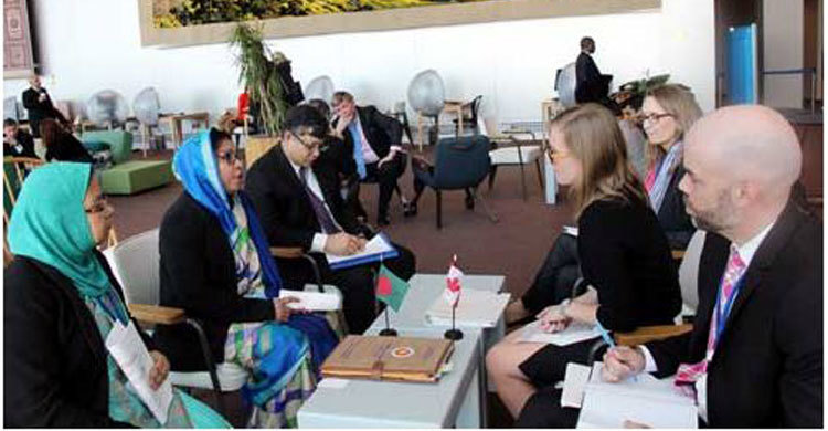 নারীর ক্ষমতায়নে বাংলাদেশ বিশ্বের মডেল : কানাডার মন্ত্রী