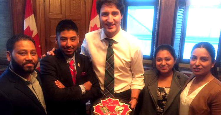 একদিনের জন্য কানাডার প্রধানমন্ত্রী হলেন প্রবজ্যোতি