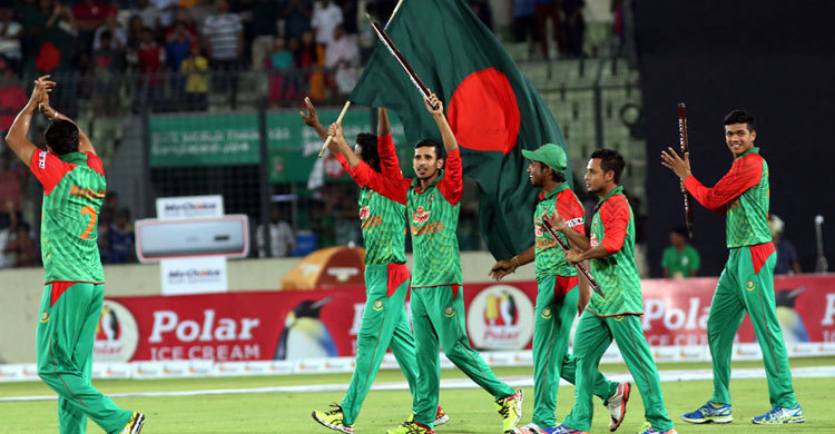 টি-টোয়েন্টি র‌্যাংকিংয়ে বাংলাদেশের উন্নতি