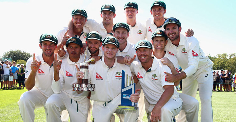 সিরিজ জয়ে টেস্ট র‌্যাংঙ্কিংয়ের শীর্ষে অস্ট্রেলিয়া