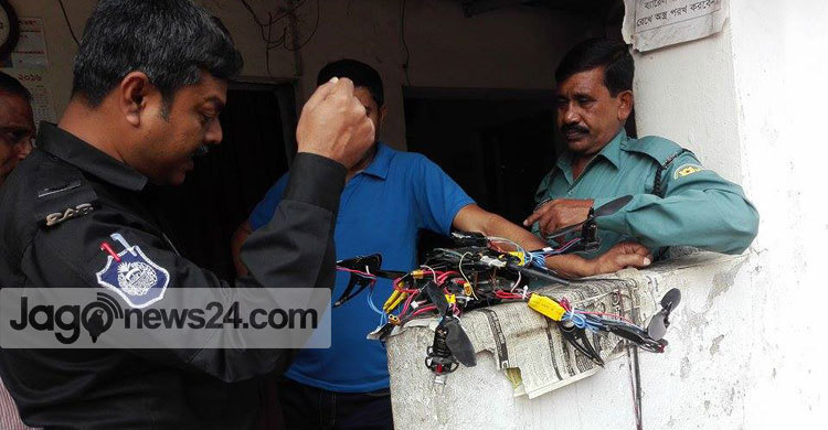 আগারগাঁওয়ে ড্রোন উদ্ধার