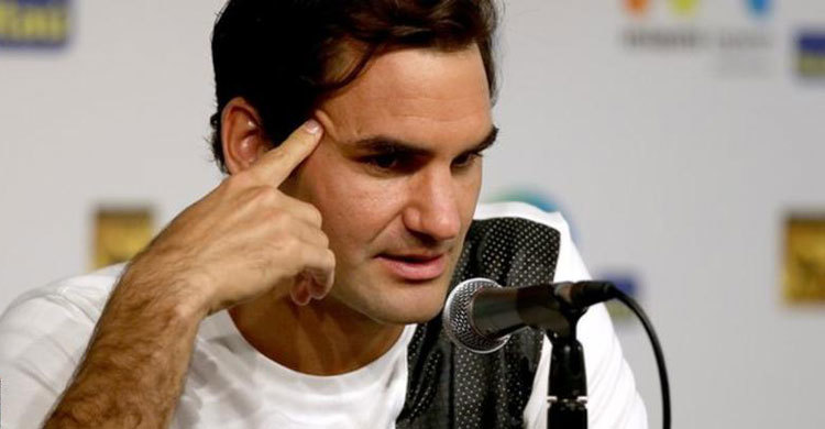 হাঁটুর ইনজুরি নিয়ে হতাশ ছিলেন ফেদেরার