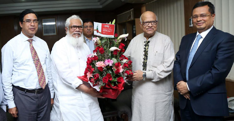 স্বাধীনতা পদক পাওয়ায় অর্থমন্ত্রীকে আইএফআইসি ব্যাংকের অভিনন্দন