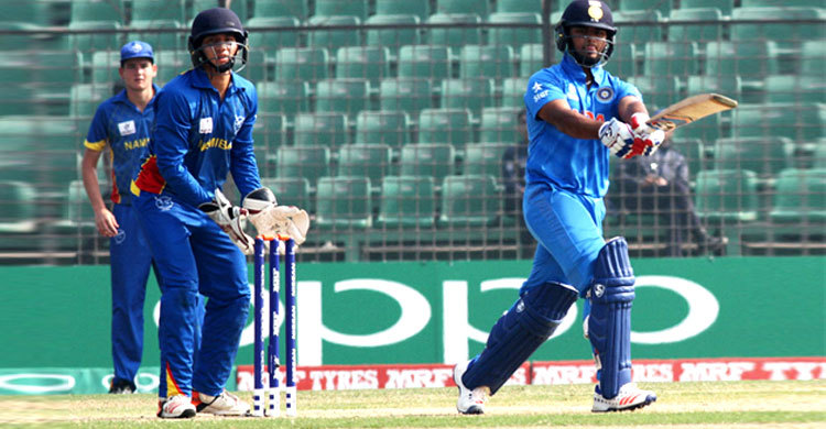 নামিবিয়াকে উড়িয়ে সেমিতে ভারত