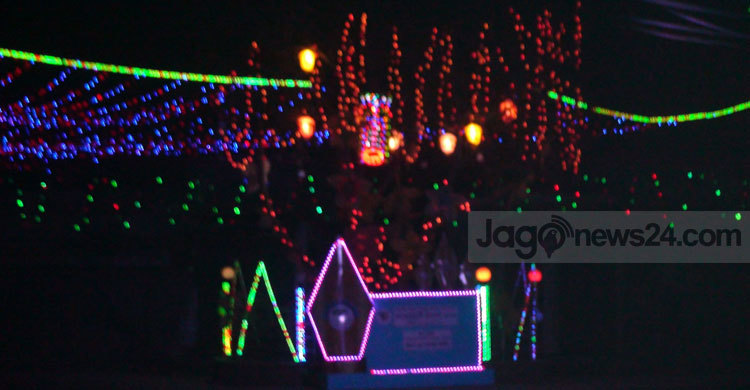 রাষ্ট্রপতির আগমন উপলক্ষে বর্ণিল সাজে সেজেছে জামালপুর