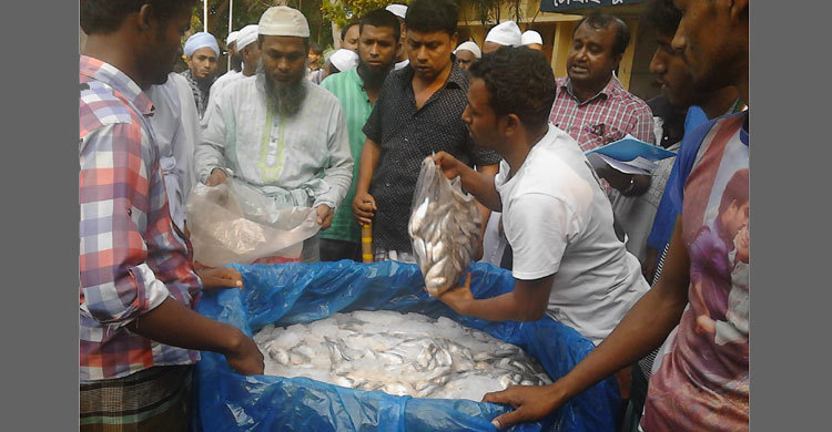 শরীয়তপুরে ৪২ মণ জাটকা জব্দ