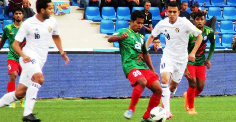 জর্ডানের কাছে ৮ গোলের লজ্জায় ডুবলো বাংলাদেশ