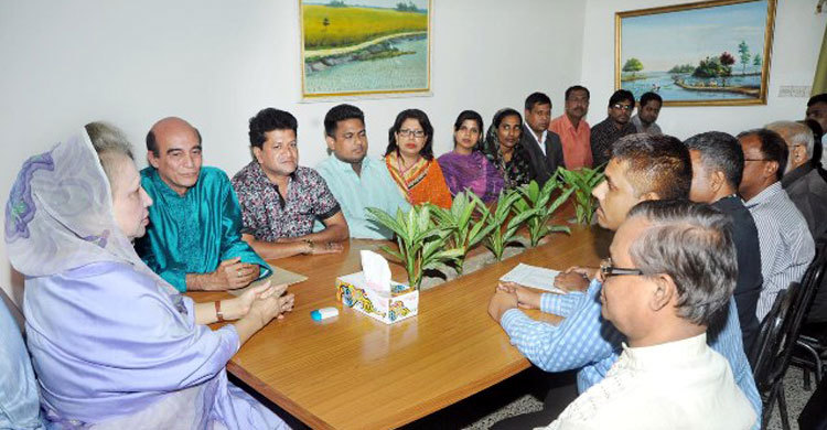 খালেদার সঙ্গে এনডিপি নেতাদের একান্ত বৈঠক