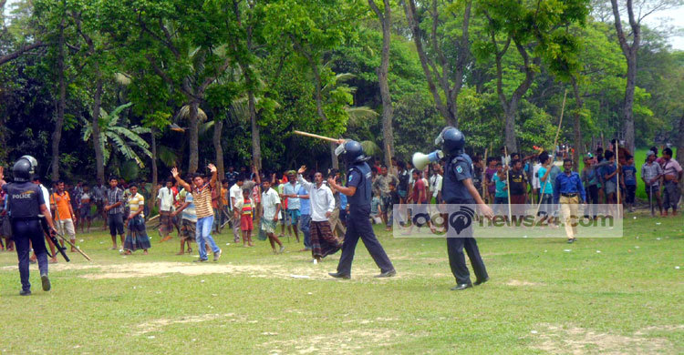 পাকুন্দিয়ায় দুই পক্ষের সংঘর্ষে গুলিবিদ্ধ ৬