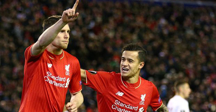 ইউরোপা লিগের শেষ ষোলোতে লিভারপুল