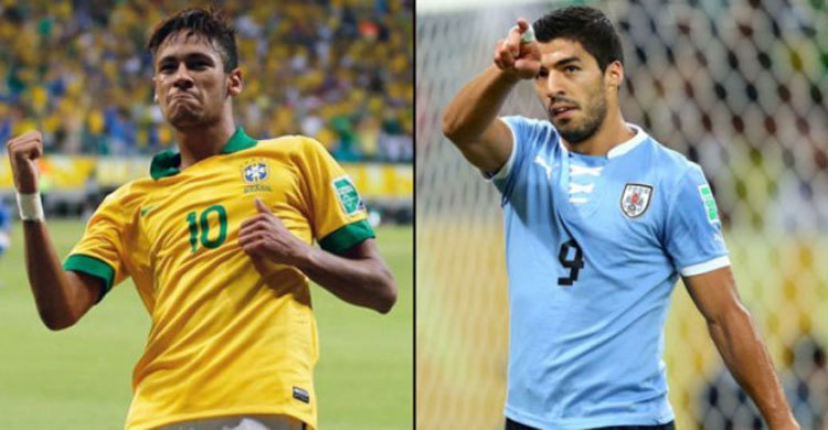 ভোরে নেইমারের মুখোমুখি হচ্ছেন সুয়ারেজ