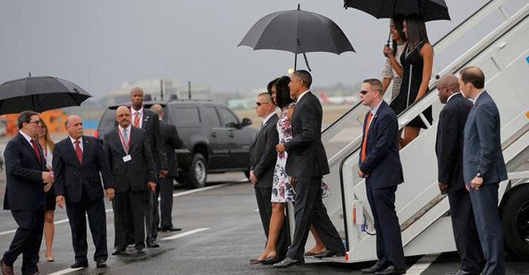 কিউবায় পৌঁছেছেন ওবামা