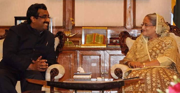 শেখ হাসিনার নেতৃত্বের প্রশংসায় রাম মাধব