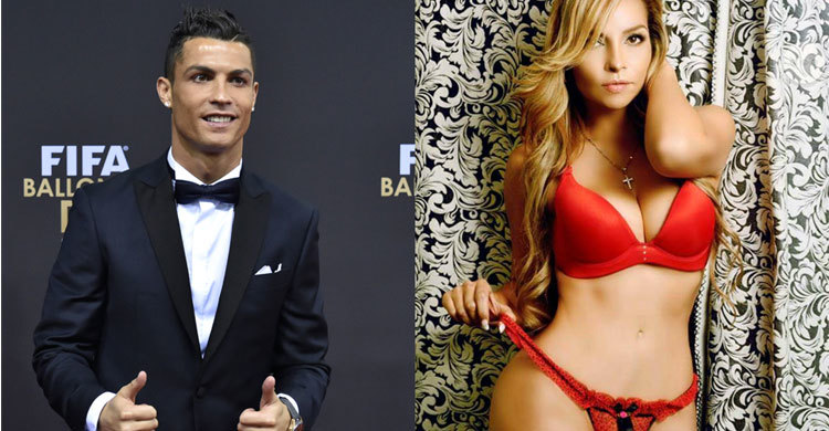 কলম্বিয়ান মডেলকে নাচ দেখালেন রোনালদো