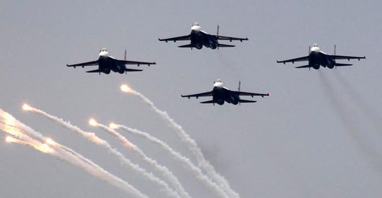 সিরিয়ায় রাশিয়ার ১৫৮ দফা বিমান হামলা