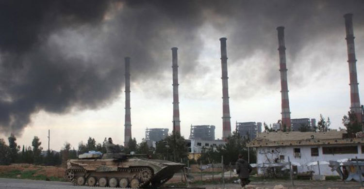 সিরিয়ায় বিদ্যুৎ সংযোগ বিচ্ছিন্ন