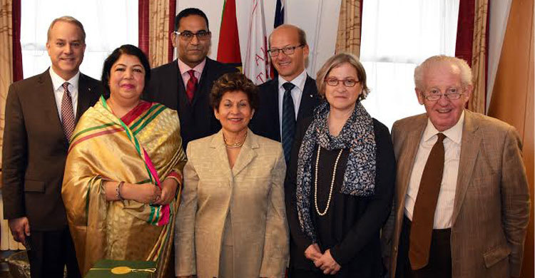 স্পিকারের সঙ্গে কানাডিয়ান সিপিএ প্রতিনিধি দলের সাক্ষাৎ