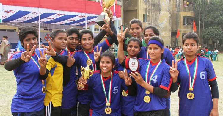 আন্তঃবিভাগীয় মহিলা হ্যান্ডবলে চ্যাম্পিয়ন যশোর