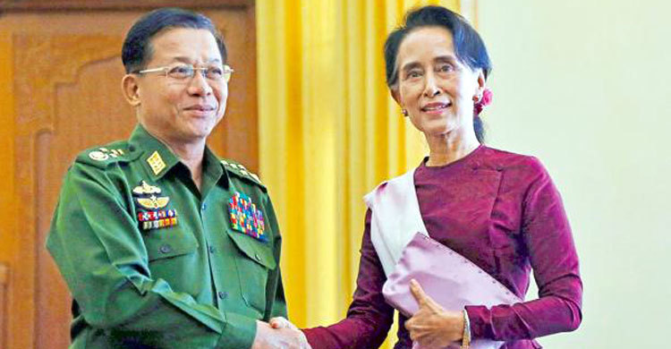 মেয়াদ বাড়লো মিয়ানমারের সেনাপ্রধানের 