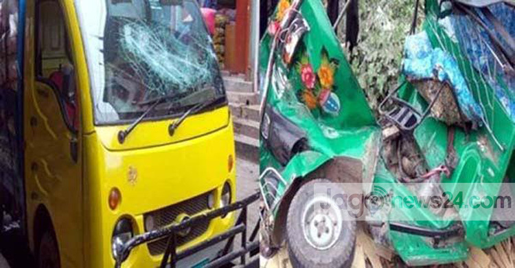সিলেটে ট্রাক-অটোরিকশার সংঘর্ষে নিহত ১