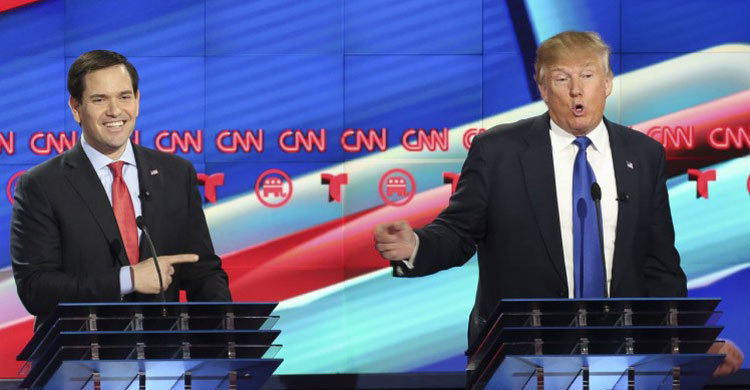 ইসলাম নিয়ে বিতর্কে মুখোমুখি ট্রাম্প-রুবিও